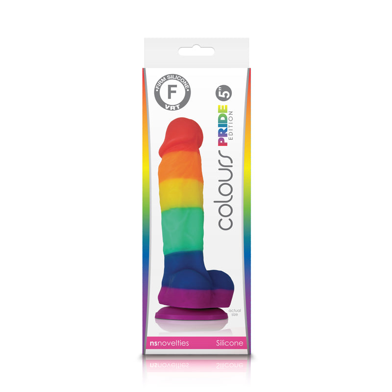 Colors Pride Edition - Consolador de 5 pulgadas - Arco iris