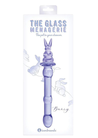 Glass Menagerie - Rabbit Dildo - Purple