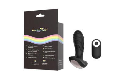 Vibrador anal Gender Fluid Buzz - Negro