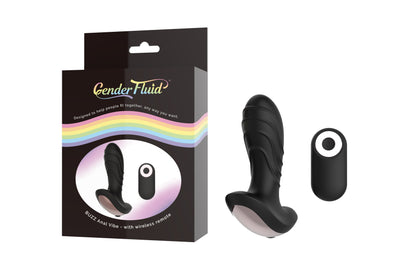 Vibrador anal Gender Fluid Buzz - Negro