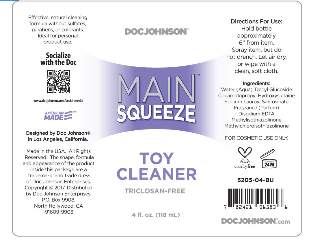 Main Squeeze - Toy Cleaner - 4 Fl. Oz.