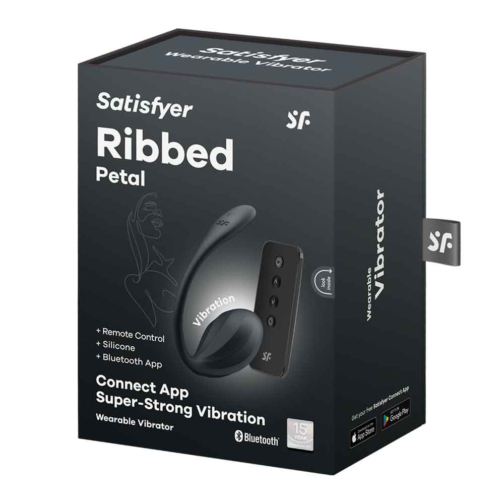 Aplicación Ribbed Petal Connect - Negro