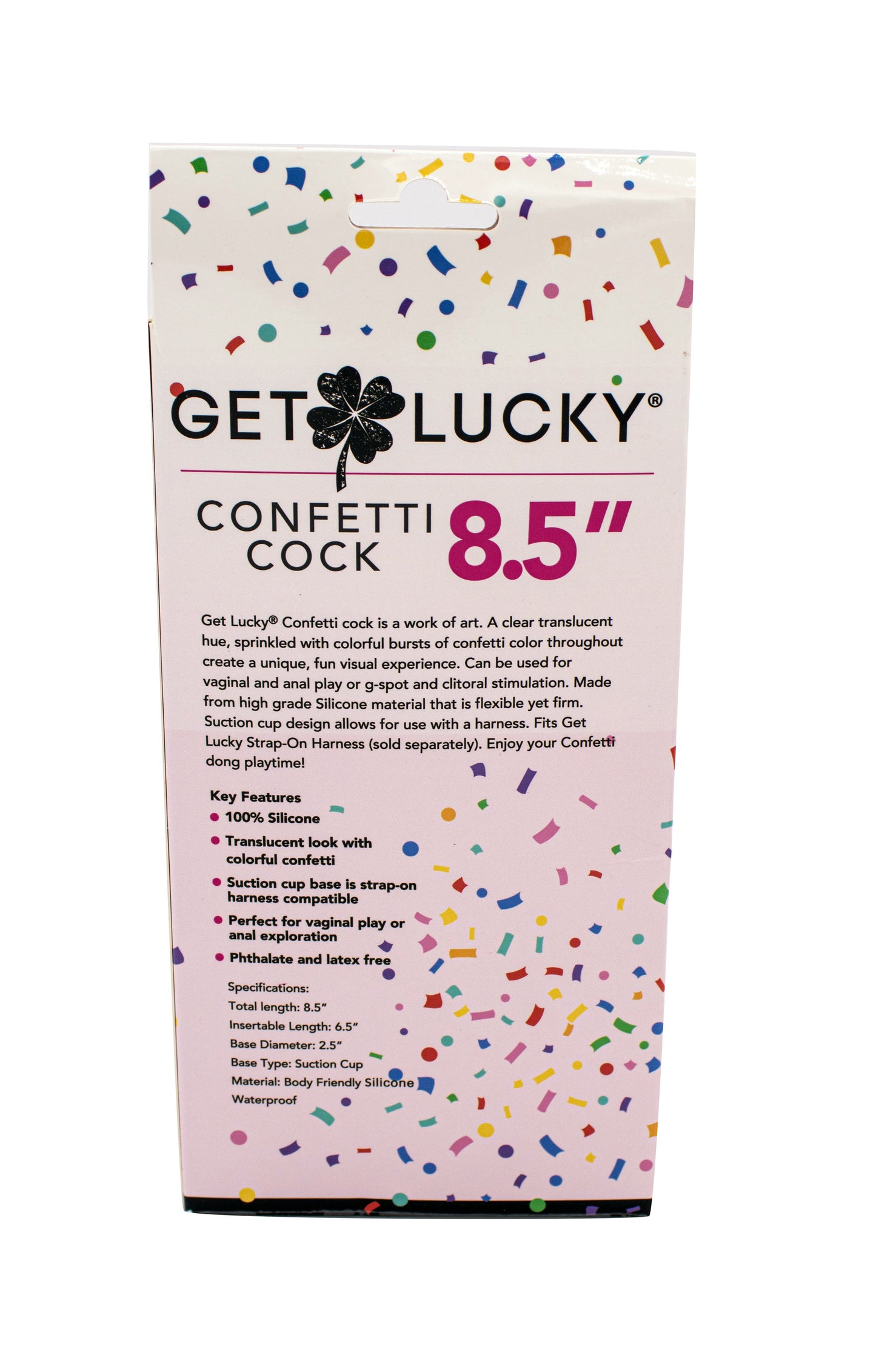 Get Lucky Confetti Cock - 8.5 pulgadas