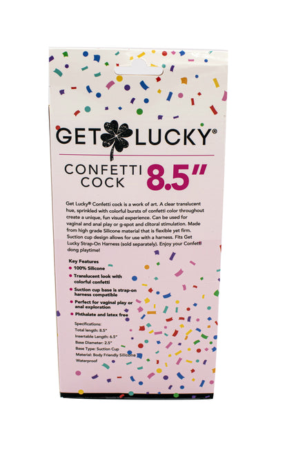 Get Lucky Confetti Cock - 8.5 pulgadas