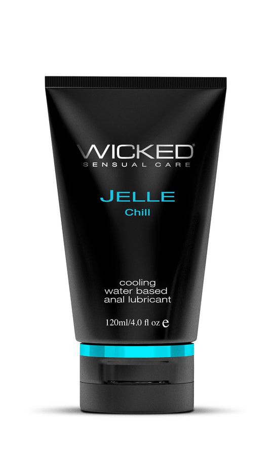 Lubricante en gel anal refrescante Jelle Chill - 4 onzas líquidas Onz.