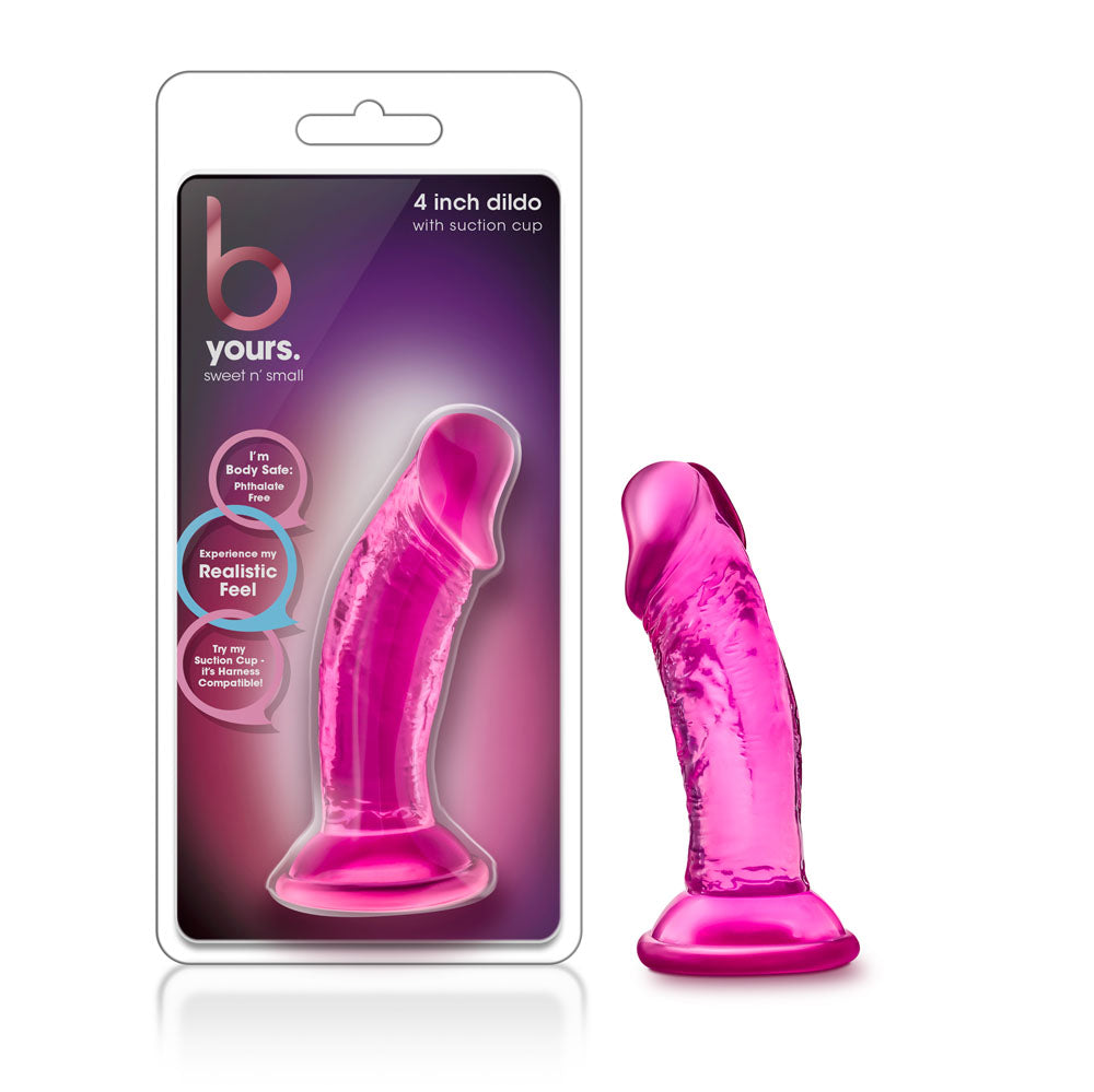 B Yours - Sweet n' Small 4 Inch Dildo With Suction Cup