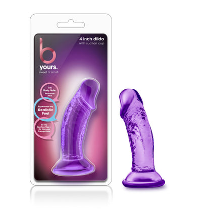 B Yours - Sweet n' Small 4 Inch Dildo With Suction Cup