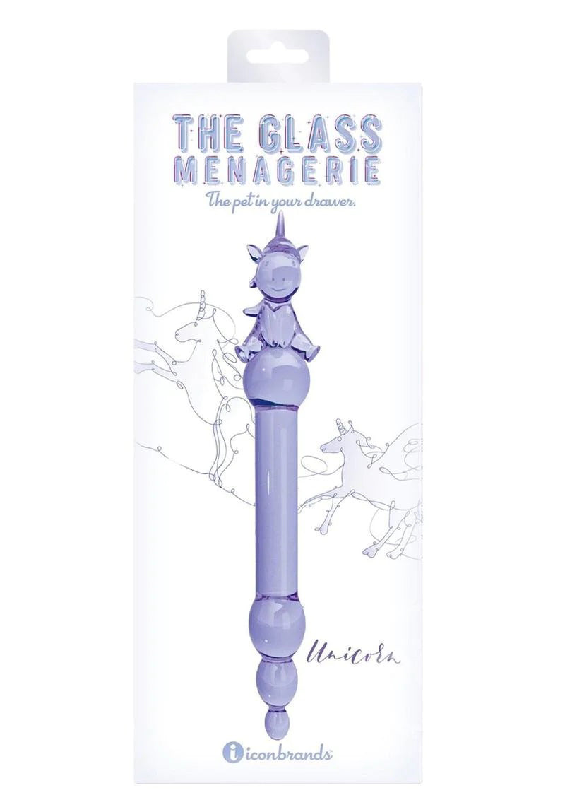 Glass Menagerie - Unicorn Dildo - Purple