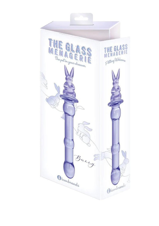 Glass Menagerie - Rabbit Dildo - Purple