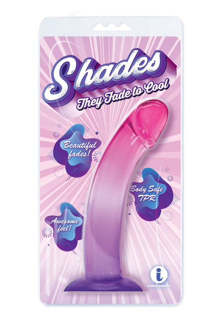 Sombras, Dong degradado Smoothie Jelly Tpr de 8,25"