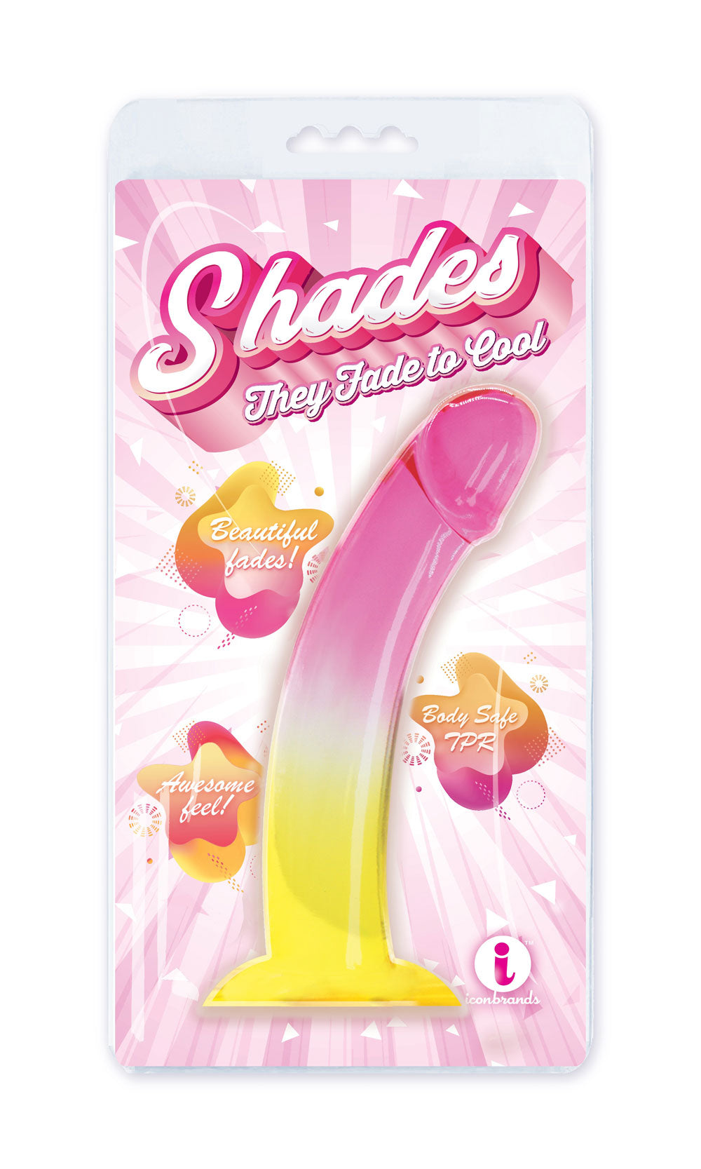 Sombras, Dong degradado Smoothie Jelly Tpr de 8,25"