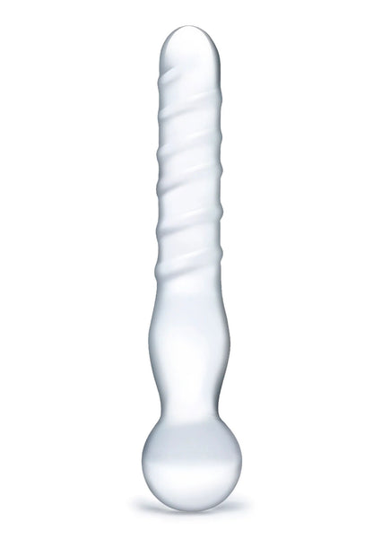 Joystick Clear Glass Dildo