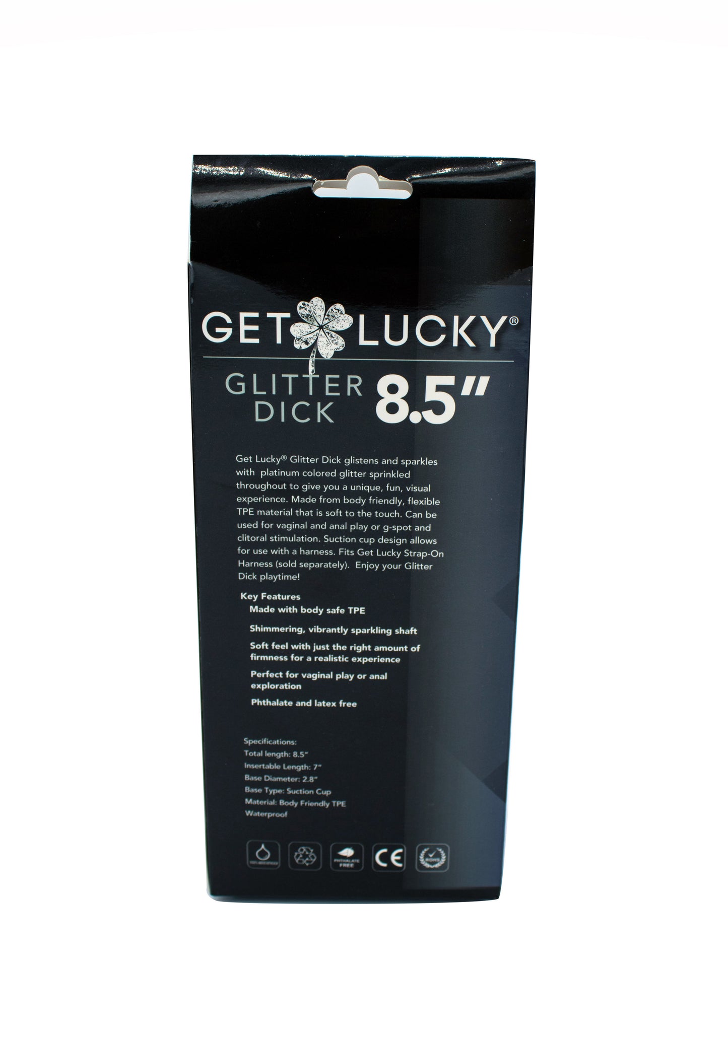 Get Lucky Glitter Dick - 8.5 pulgadas