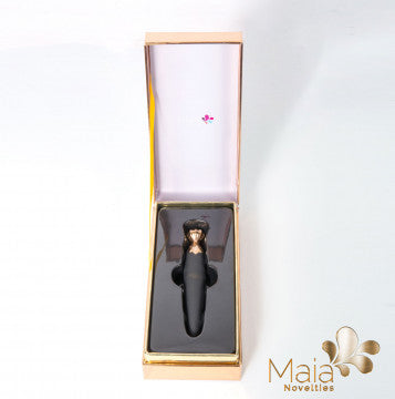 Vibrador Vaporador de Silicona Serie 420 - Negro