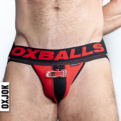 Fisterjock 3d Fist Tagger Jock Black/red