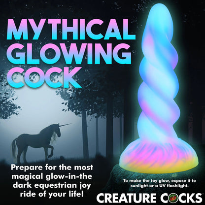 Moon Rider Glow-in-the-Dark Unicorn Dildo