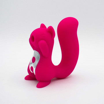 Screaming Squirrel Air Pulse and G-Spot Vibrator - Pink