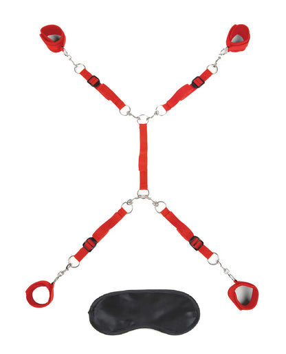 7 Pc Bed Spreader - Red