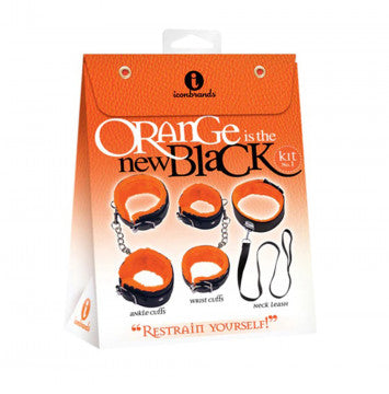 Orange Is the New Black Restrain Yourself Kit - Black/orange