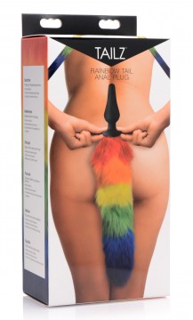 Rainbow Tail Anal Plug