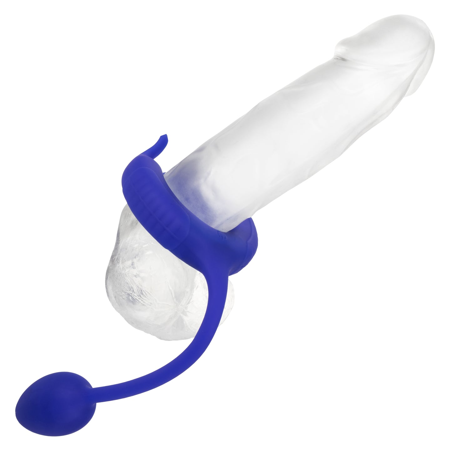 Anillo para pene con peso Admiral Plug and Play - Azul