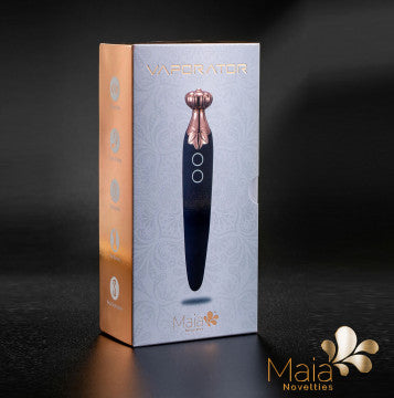 Vibrador Vaporador de Silicona Serie 420 - Negro