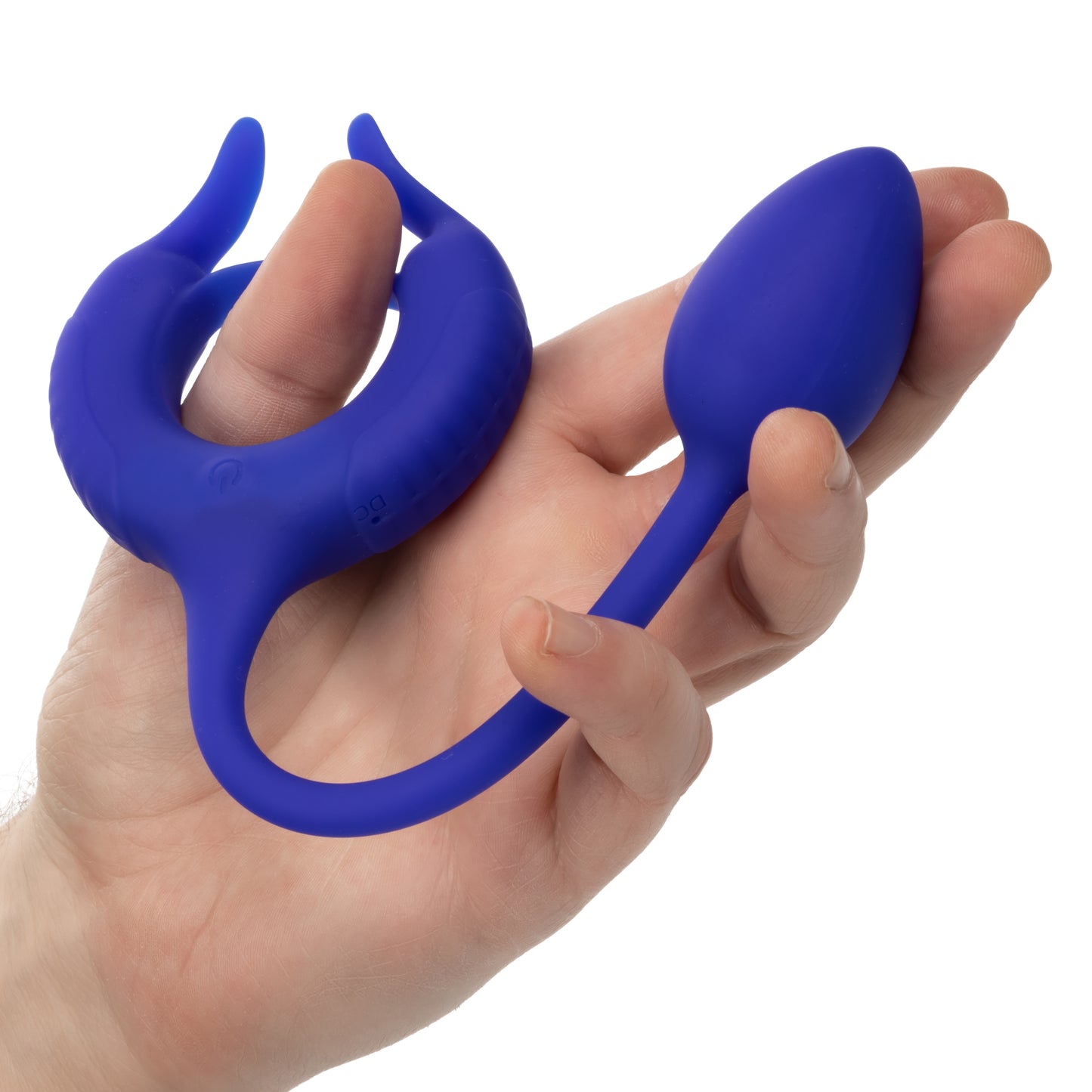 Anillo para pene con peso Admiral Plug and Play - Azul