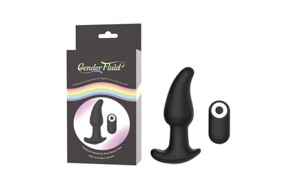 Vibrador anal Gender Fluid Twirler - Negro 