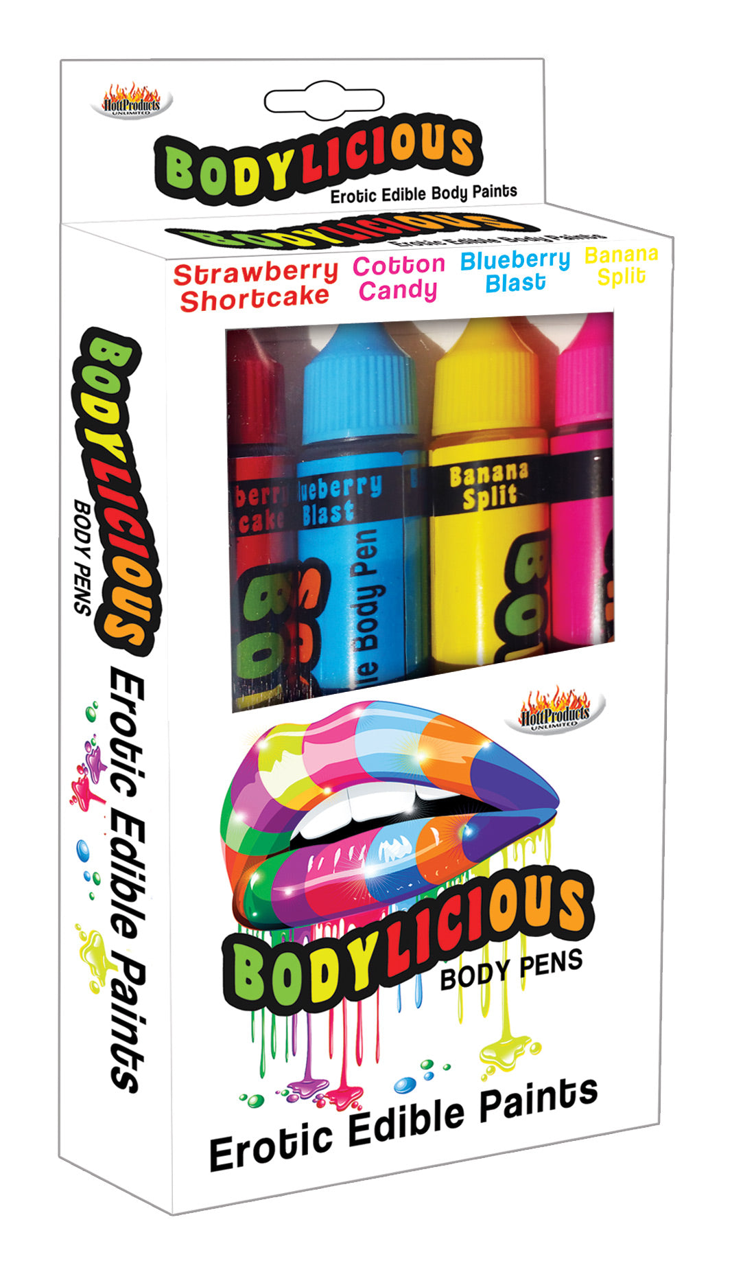 Bodylicious Edible Body Pens - 4pk. - Assorted Flavors