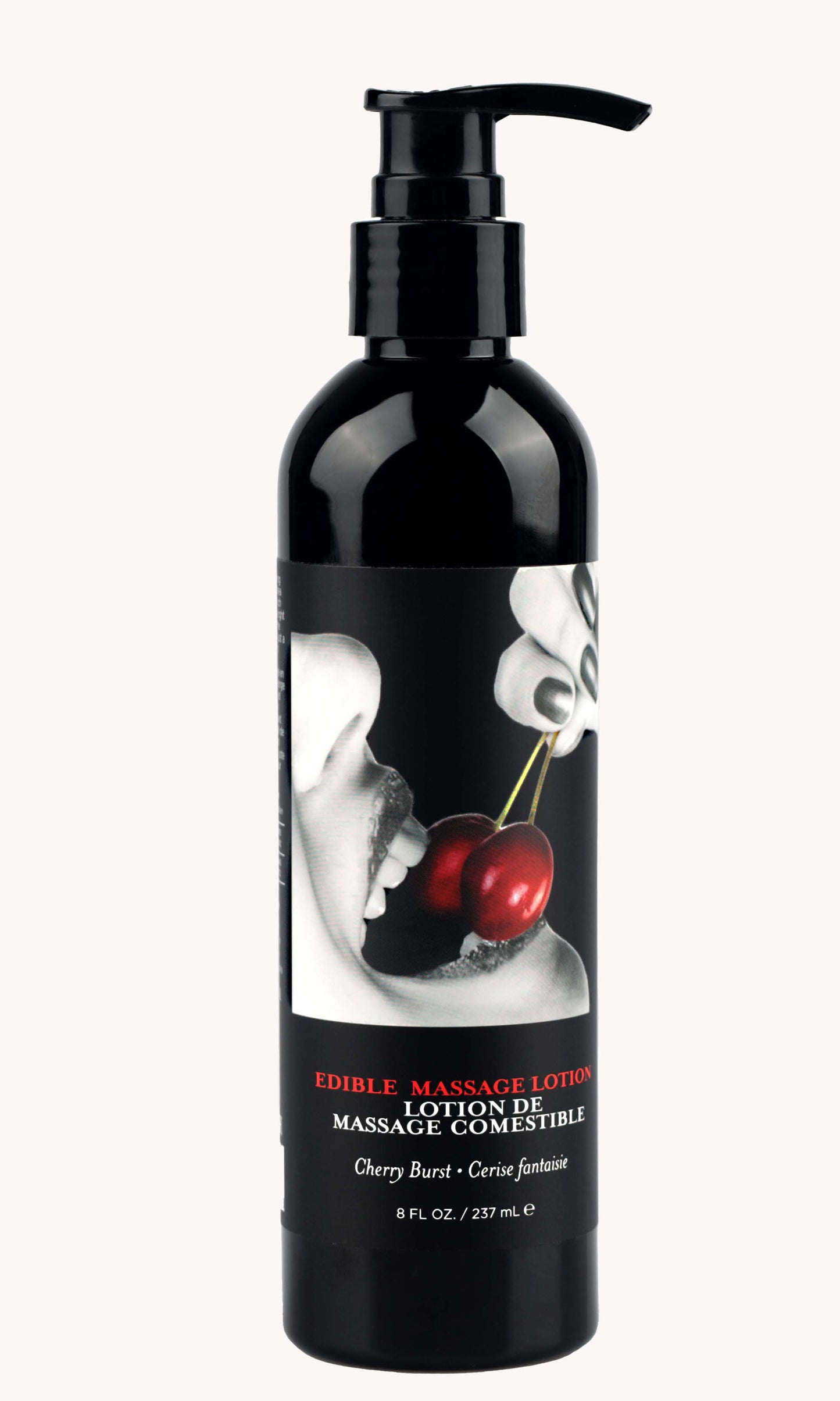 Edible Massage Lotion - Cherry - 8 Fl. Oz