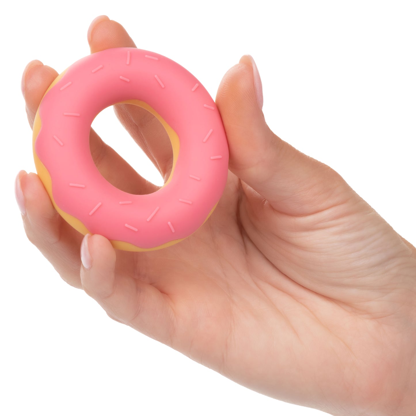 Naughty Bits Dickin' Donuts Anillo de silicona para pene tipo donut - Rosa