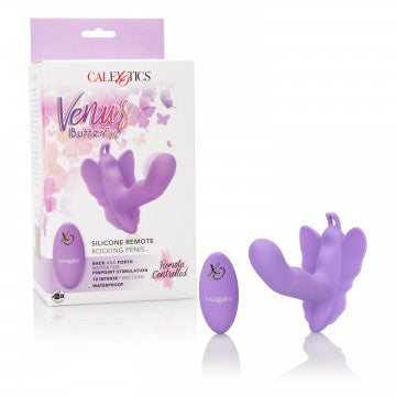 Pene oscilante remoto de silicona Venus Butterfly