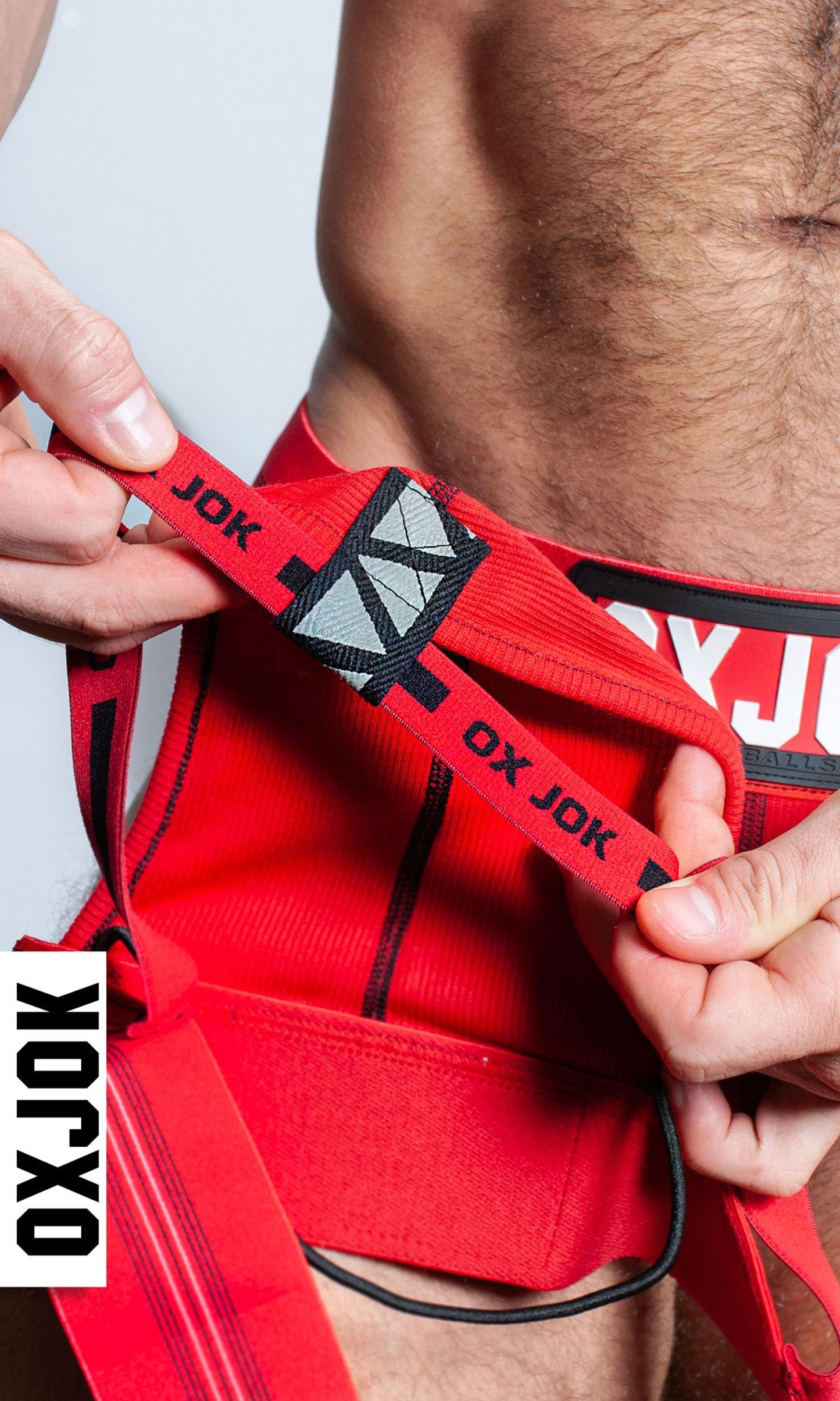 Slingjock Upthrust Slider-Strap Jock Red Hot