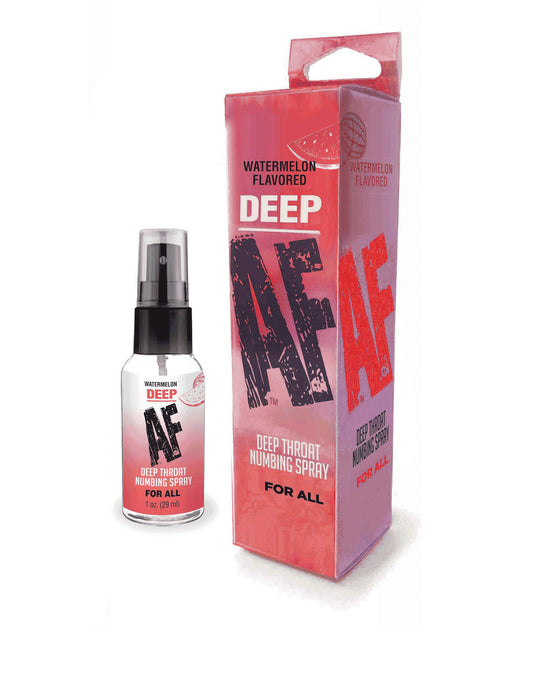 Spray para adormecer la garganta Deep Af, 1 oz, sandía