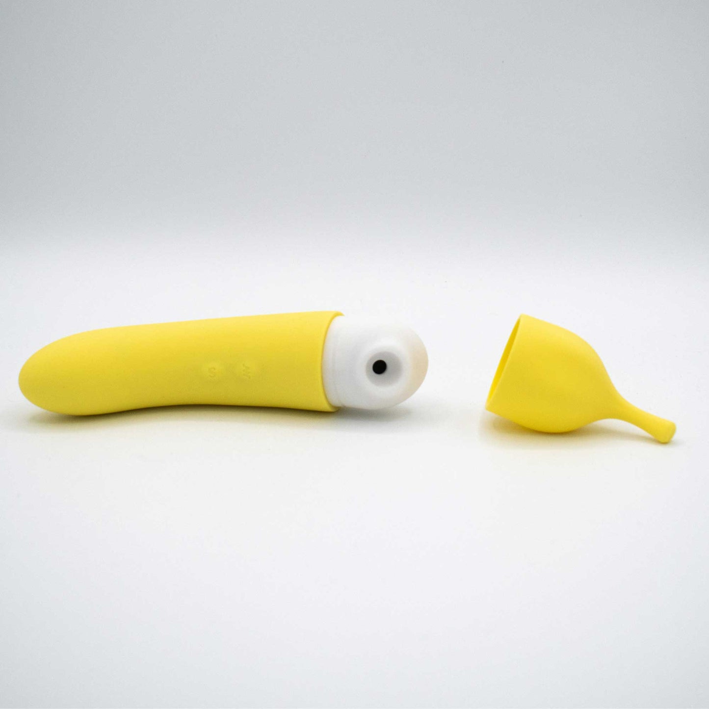 Banana Cream Air Pulse and G-Spot Vibrator - Yellow