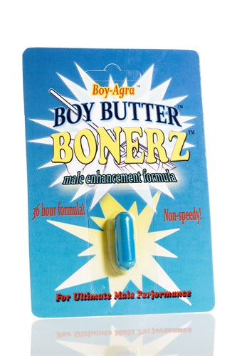 Boy-Agra Boy Butter Bonerz - Fórmula de mejora masculina - 1 paquete de ampolla