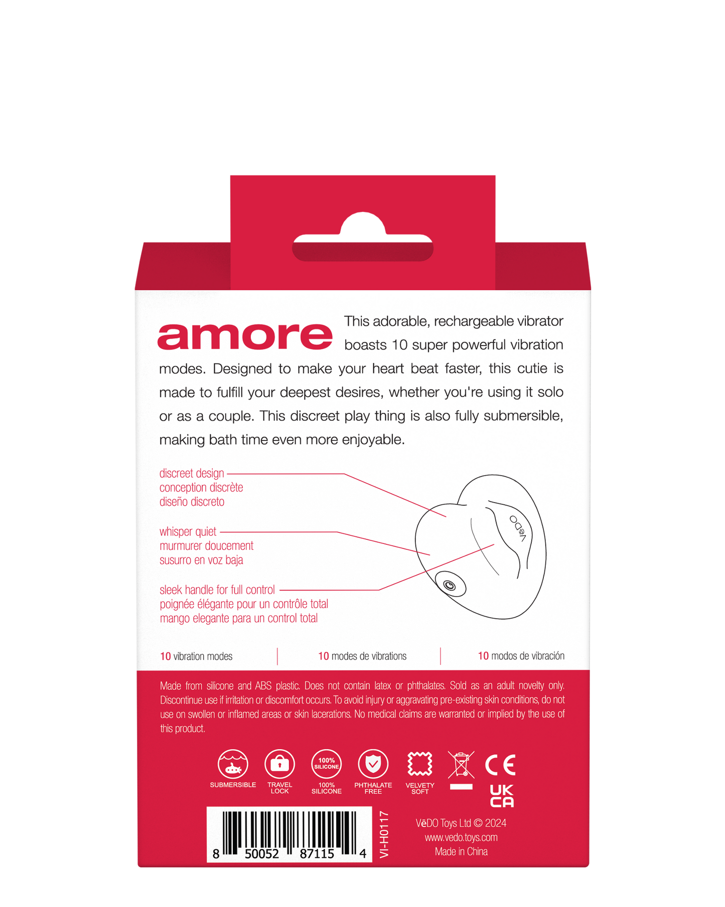 Amore Rechargeable Pleasure Vibe