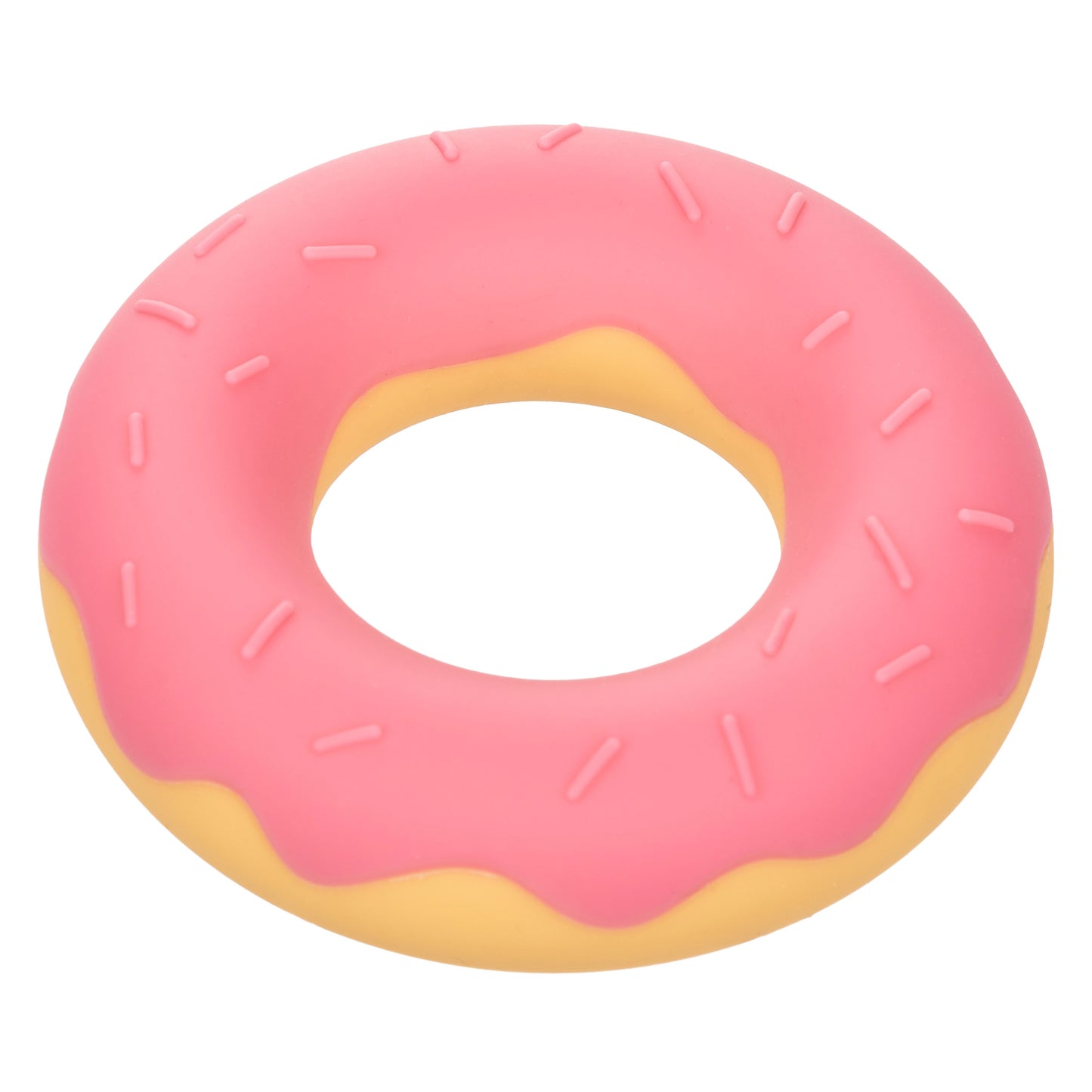 Naughty Bits Dickin’ Donuts Silicone Donut Cock Ring - Pink