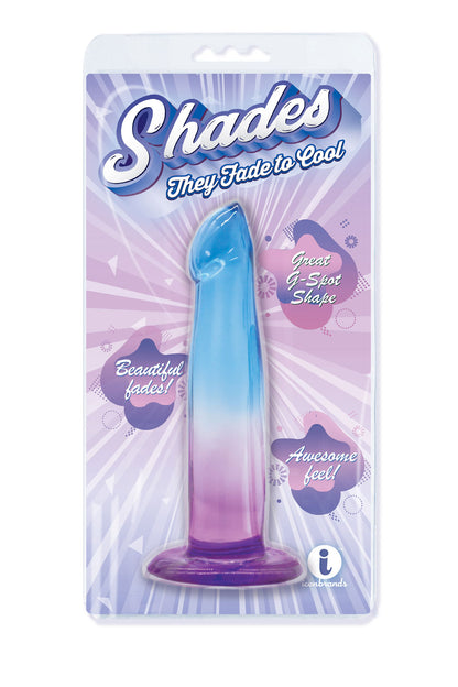 Shades, 6.25" G-Spot Jelly Tpr Gradient Dong