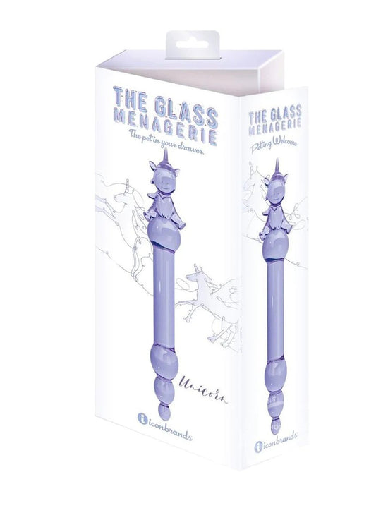 Glass Menagerie - Unicorn Dildo - Purple