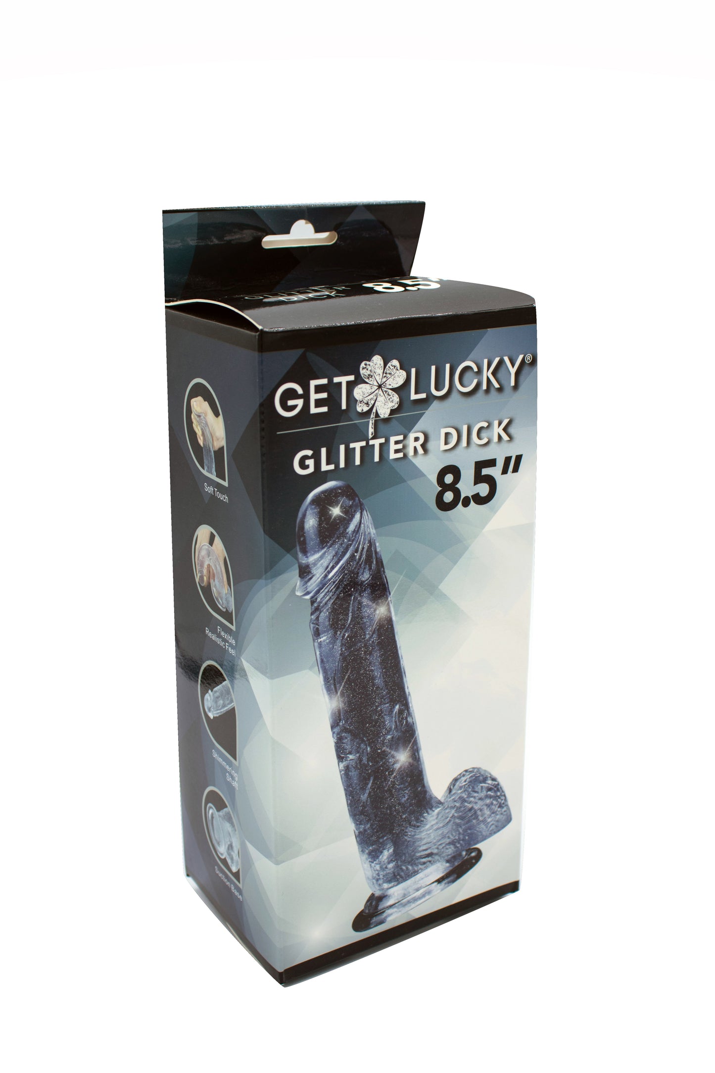 Get Lucky Glitter Dick - 8.5 Inch